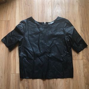 Faux leather black box top BB Dakota